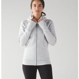 Scuba Hoodie-*Light Cotton Fleece- Heathered Vapor